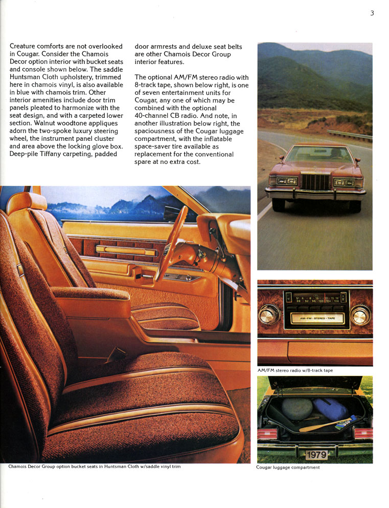 1979 Mercury Cougar Brochure Page 8